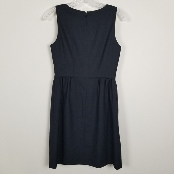 J Crew Factory Sleeveless Black Dress Size 2 - Picture 6 of 6